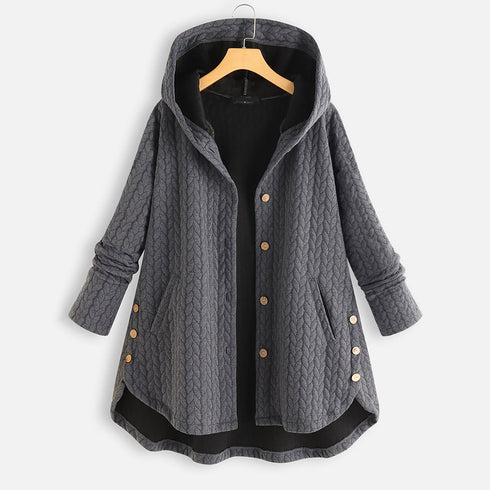 Women Cotton Winter Jacket Long Parka - ROUTINE FASHION
